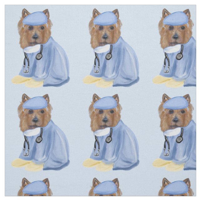 AUSTRALIAN TERRIER FABRIC (Swatch)