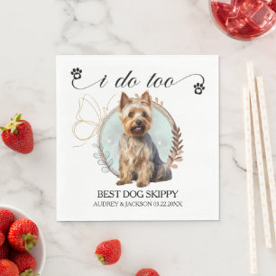 Australian Terrier I Do Too Napkins with Dogs Phot