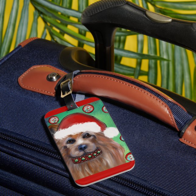  AUSTRALIAN TERRIER LUGGAGE TAG (Front Insitu 1)