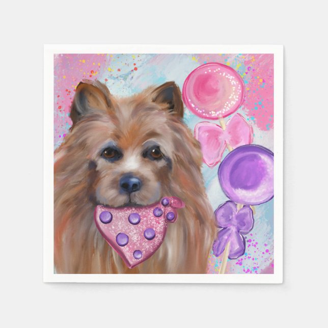 AUSTRALIAN TERRIER   NAPKIN (Front)