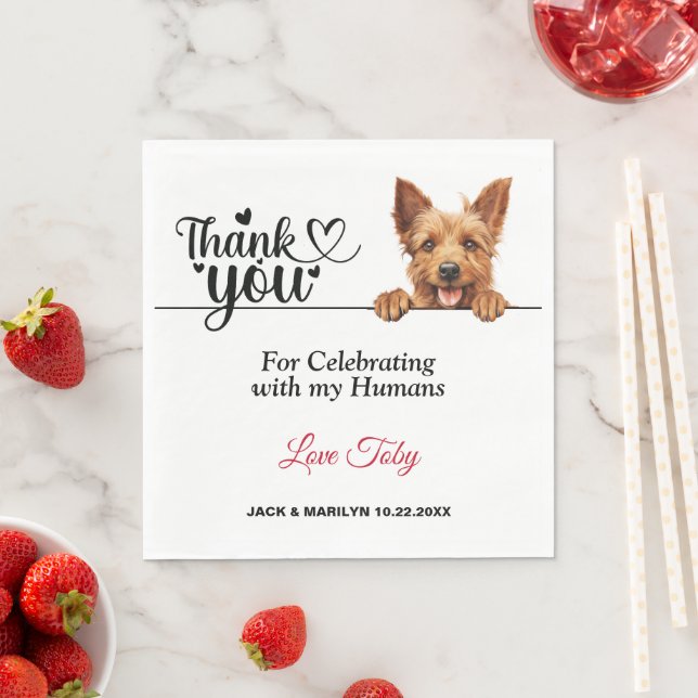 Australian Terrier Paper Napkin (Insitu)