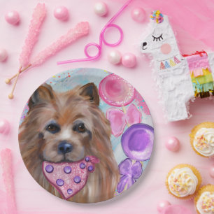 AUSTRALIAN TERRIER PAPER PLATE