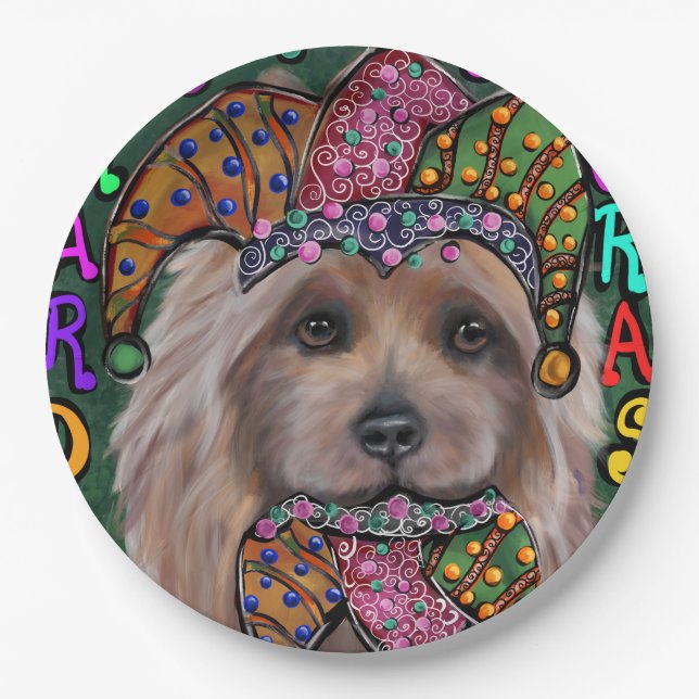  AUSTRALIAN TERRIER   PAPER PLATE (Front)