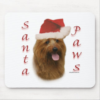Australian Terrier Santa Paws Mouse Pad