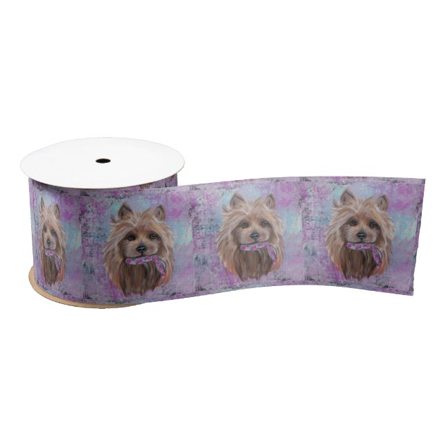  AUSTRALIAN TERRIER   SATIN RIBBON (Spool)