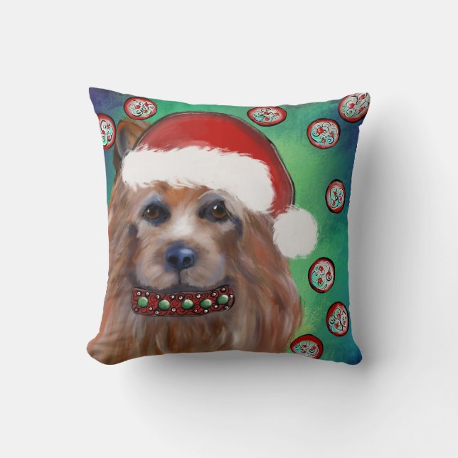  AUSTRALIAN TERRIER THROW PILLOW (Front)