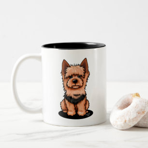 Australian Terrier Two-Tone Coffee Mug