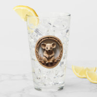 Australian Tree Hugger: Koala Bear Wood Print