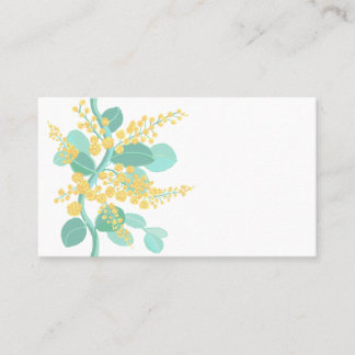 Australian Wattle blossoms Business Card