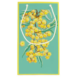 Australian wattle small gift bag