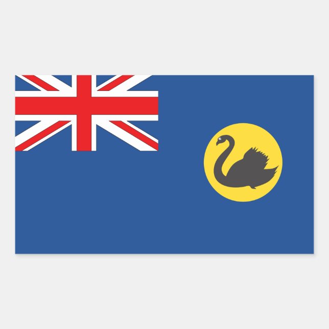 Australian Western Australia Flag Sticker (Front)