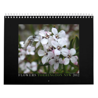 Australian wildflowers calendar