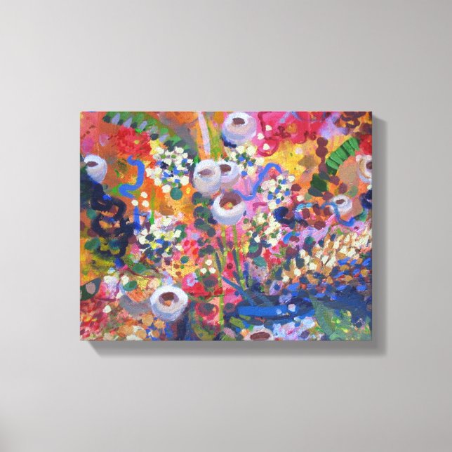 Australian wildflowers canvas print (Front)