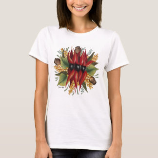 Australian Wildflowers - Sturt Desert Pea T-Shirt