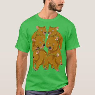 Australian Wildlife Cute Wombats T-Shirt