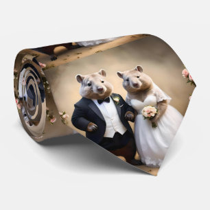 Australian Wombat Wedding, Tie