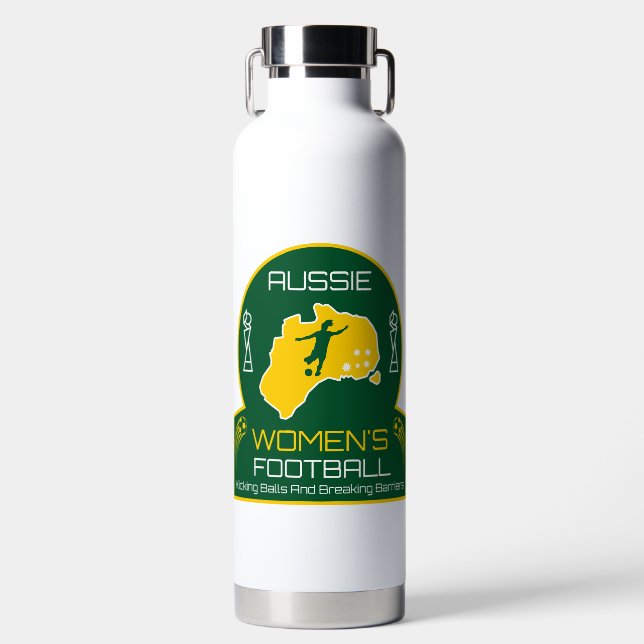 Australian Women's Football Water Bottle (Front)