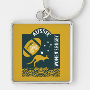 Australian Women's Rugby Sport Keychain
