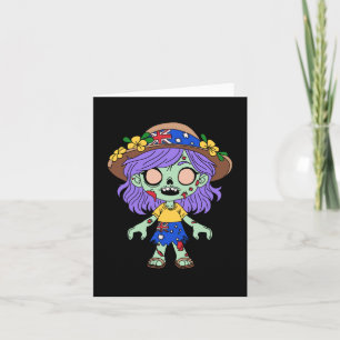 Australian Zombie Note Card