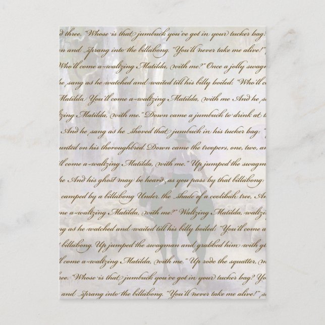 Australiana Postcard (Front)