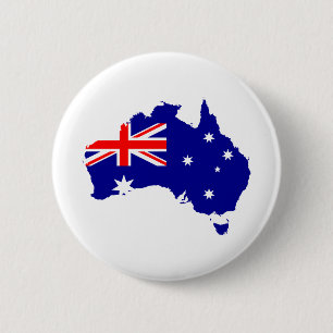 australia's flag 2 inch round button