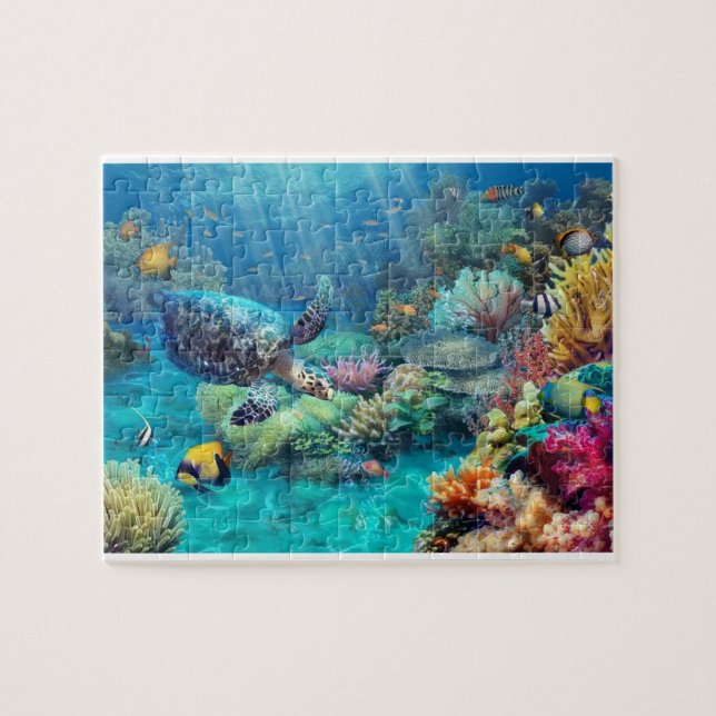Australia's Great Barrier reef puzzle (Horizontal)