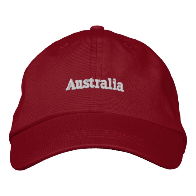 Australie Casquette ajustable personnalisé (Devant)