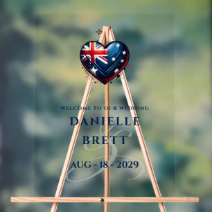 Australie Couple Heart Mariage Bienvenue