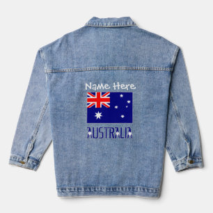 Australie Drapeau blanc Personnalisation