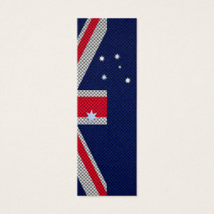 Australie Drapeau Design en fibre de carbone Style
