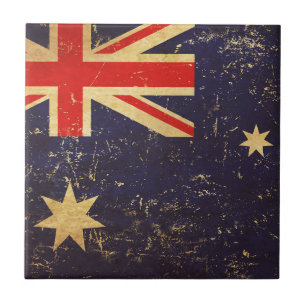 Australie Drapeau Design Vintage Carreaux en céram