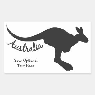 Australie Kangaroo autocollants personnalisés