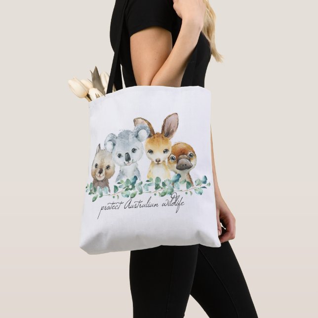 Australie Koala Kangaroo Sac fourre-tout Eco Frien (De près)