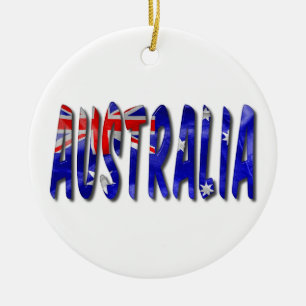 Australie Mot avec un ornement en céramique de Dr