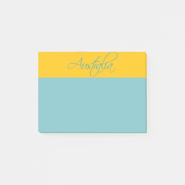 Australie : Notes de voyage post-it (Devant)