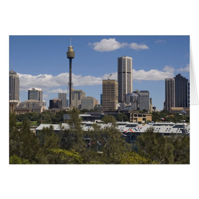 Australie, Sydney, Potts Point. Skyline de Sydney. (Devant horizontal)