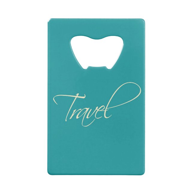 Australie : Voyage Carte de crédit Bottle Opener (Dos)