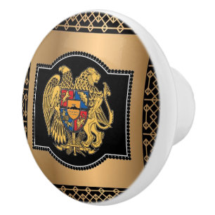 Australien Shield Ceramic Pull Door Knob