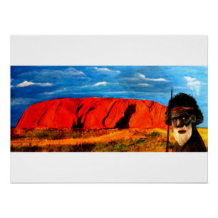 Australien Uluru Poster