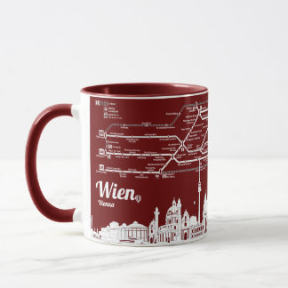 " Austria: 1978 Vienna - The Metro ... Mug