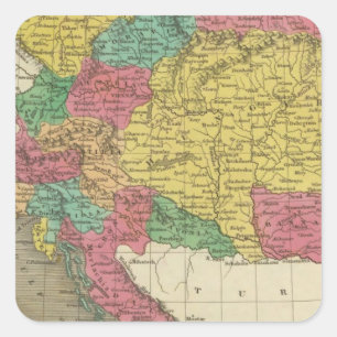 Austria 2 square sticker