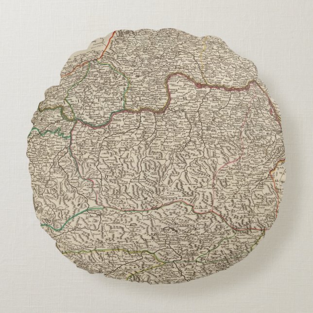 Austria 6 round pillow (Front)