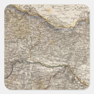 Austria 8 square sticker