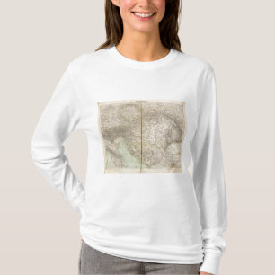 Austria Atlas Map T-Shirt