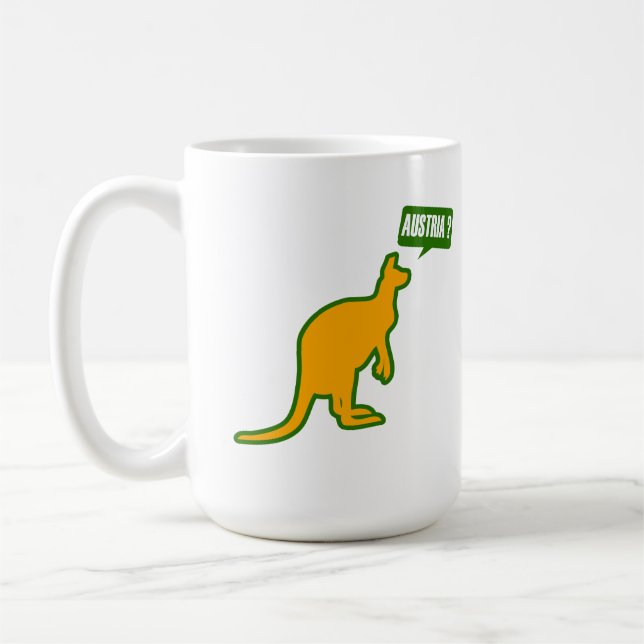 Austria Australia funny design Coffee Mug (Left)