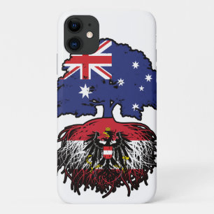 Austria Austrian Australian Australia Tree Roots iPhone 11 Case