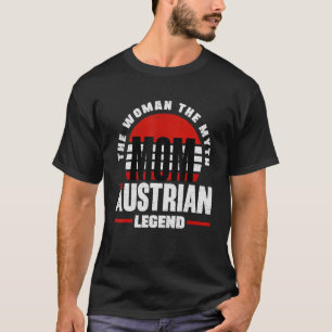 Austria Austrian Austria Flag Mother T-Shirt