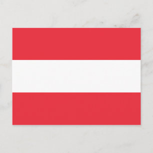 Austria (Austrian) Flag Postcard