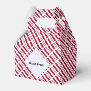 Austria Austrian Flag Tiled Personalized Favor Box
