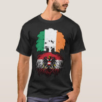 Austria Austrian Irish Ireland Tree Roots Flag